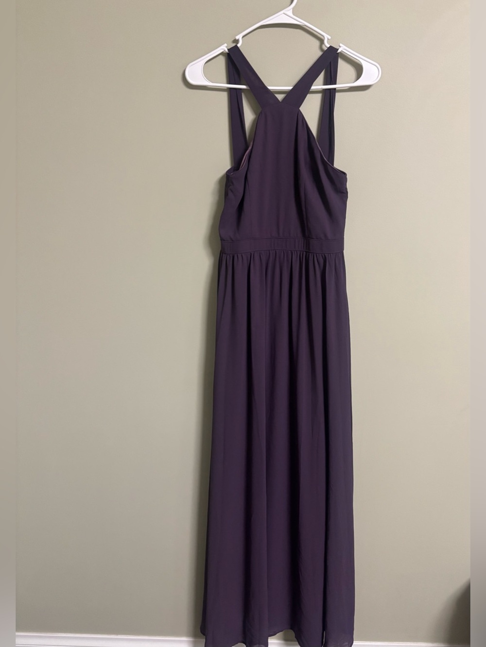 Lulus Size Small Ball Gown Bridesmaid Dress Prom Formal Maxi Dusty Purple Long